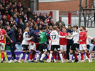 WATCH: Chaos erupts after full...